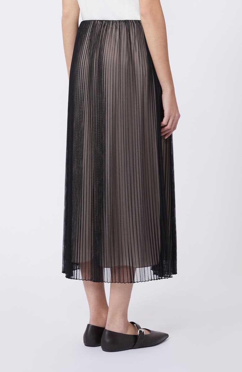 Weekend Max Mara Baby Pleated Maxi Skirt, Alternate, color, Black