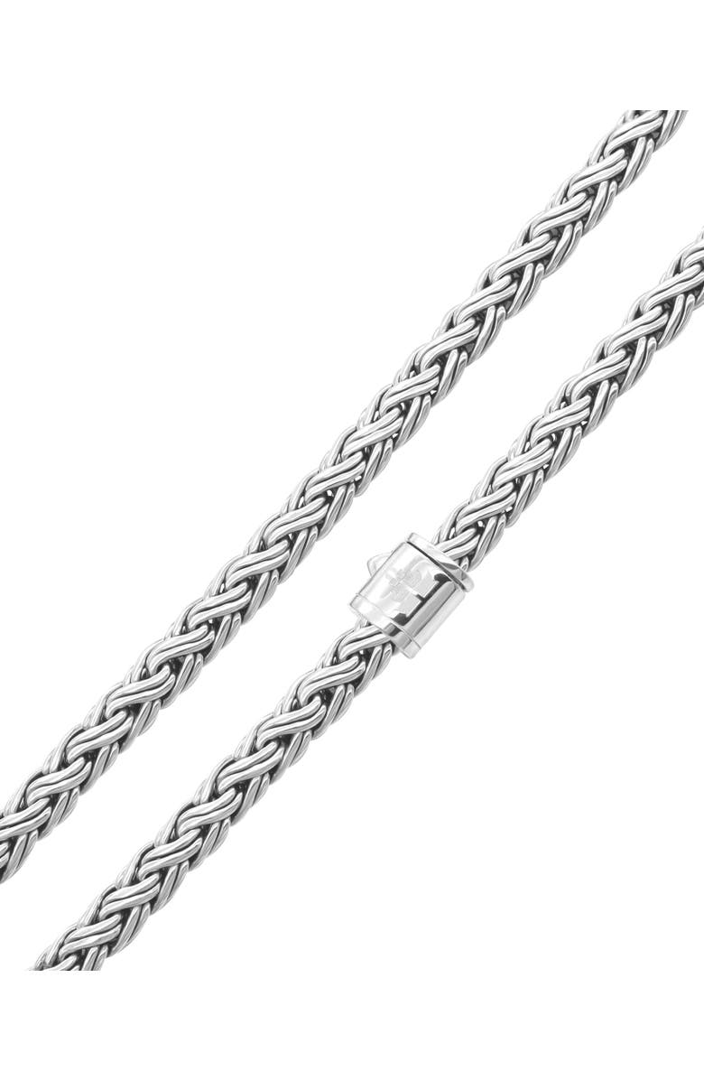DEVATA Paddy Oval 5mm Chain Necklace in Sterling Silver, 20", Alternate, color, Silver
