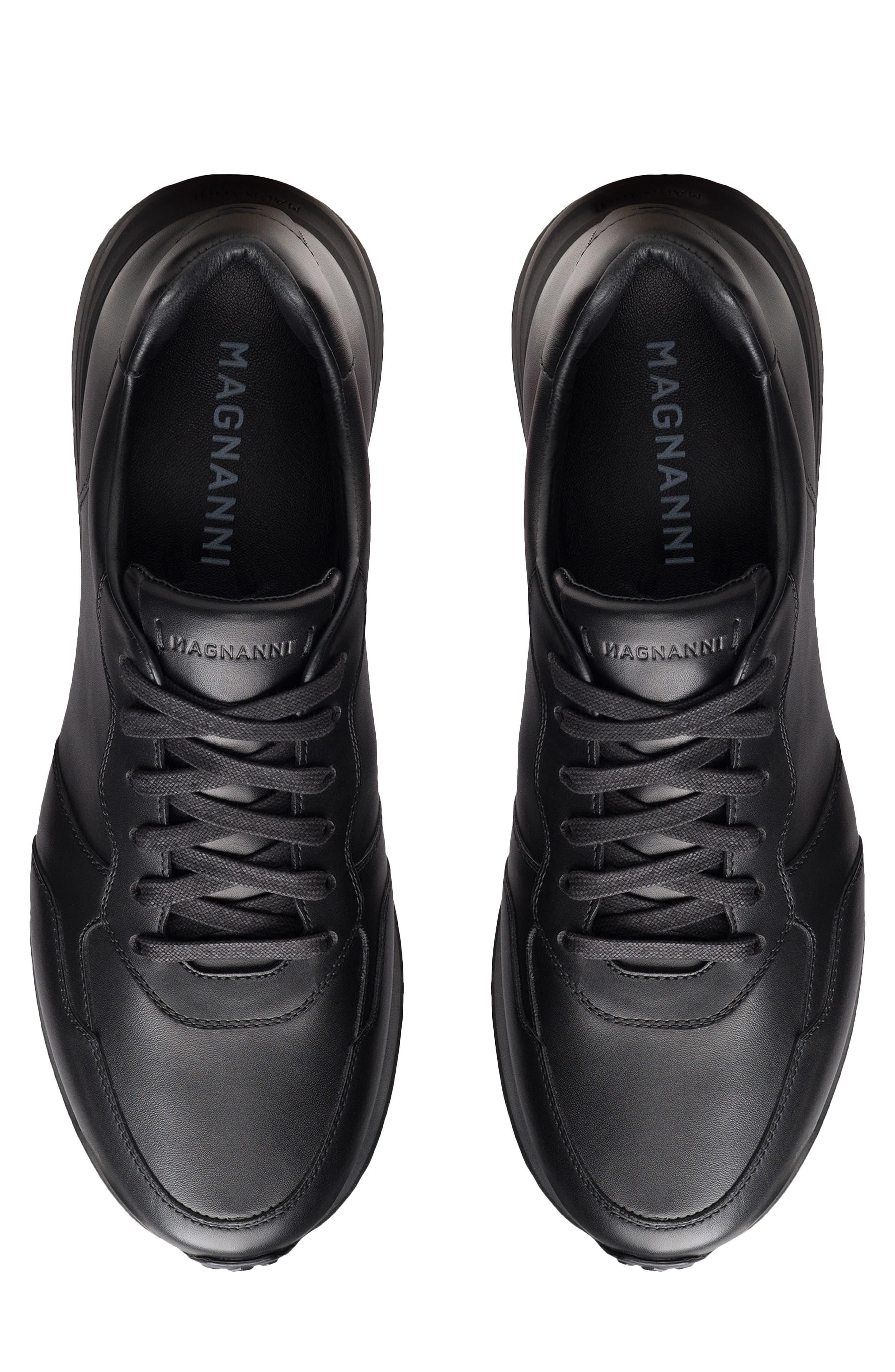 Magnanni Syros Sneaker, Alternate, color, Black
