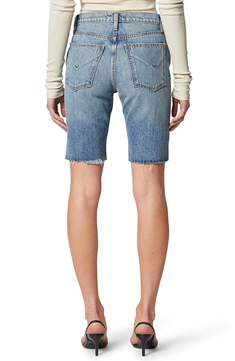 Hudson Jeans Freya High Waist Cutoff Denim Bike Shorts, Alternate, color,