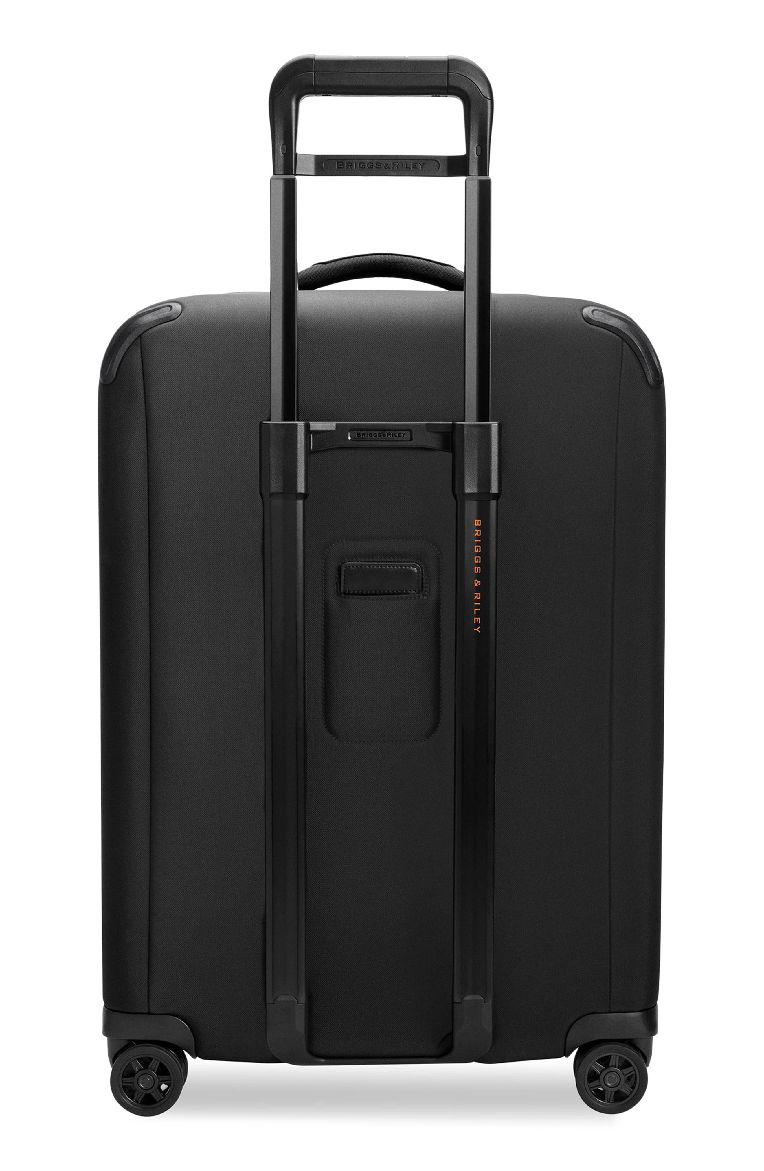Briggs & Riley Medium ZDX 26-Inch Expandable Spinner Packing Case, Alternate, color, Black