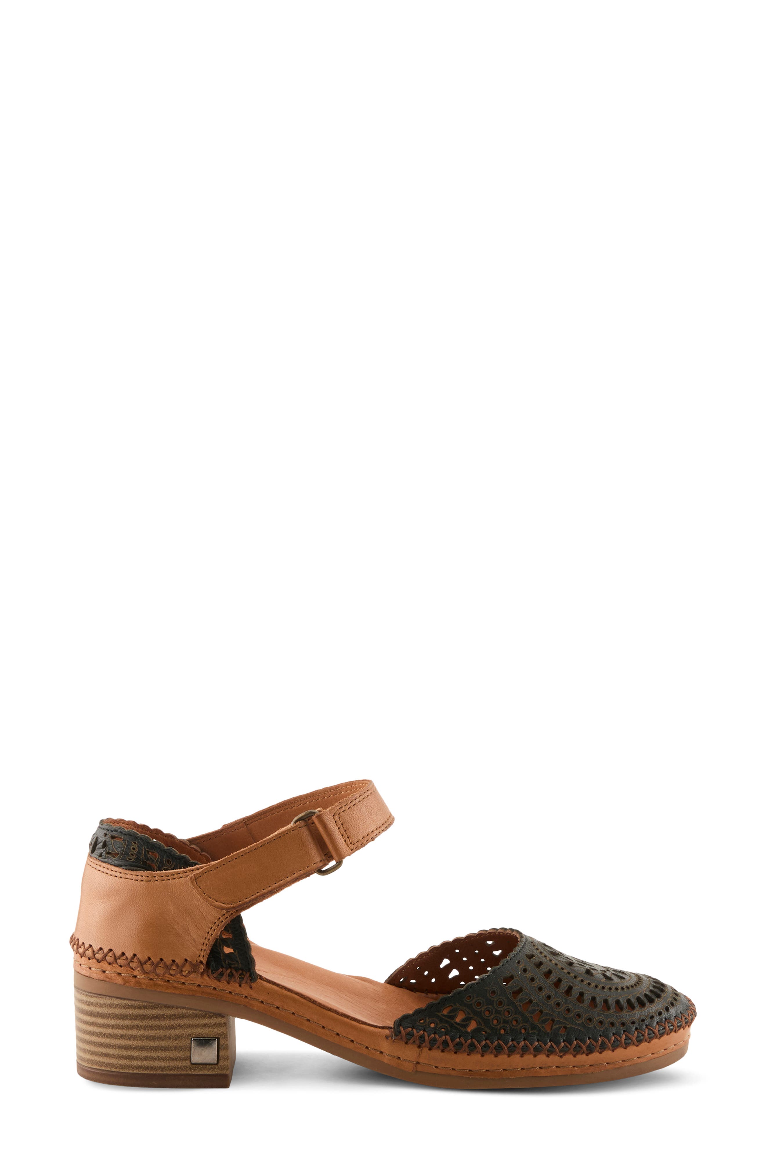 Spring Step Eveline Ankle Strap Pump, Alternate, color, Black Multi