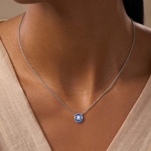 Karma And Luck Universal Vibrations Lapis Lazuli Evil Eye Necklace