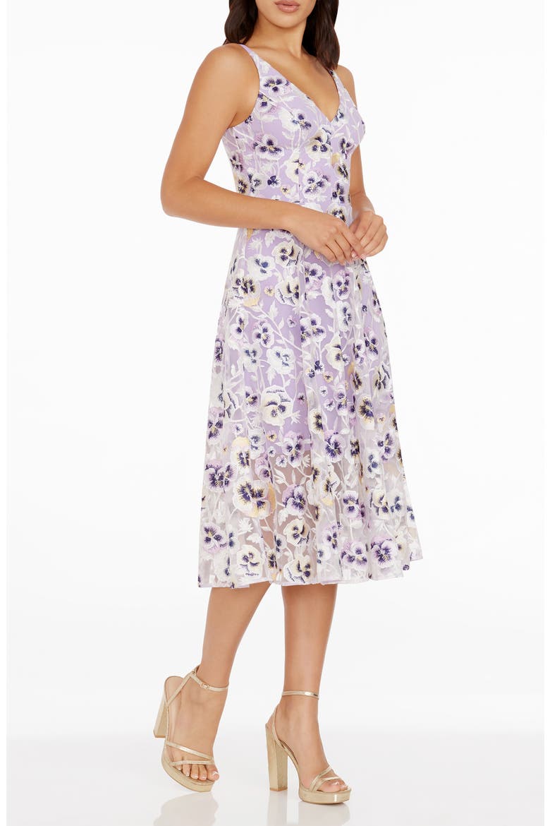 Blair Cocktail Dress, Alternate, color, LAVENDER MULTI