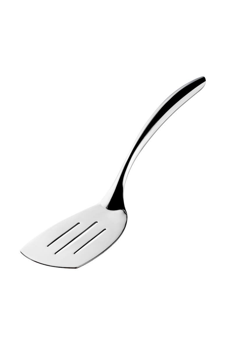 Tempo Slotted Turner, 14.75-Inch, Stainless Steel, Main, color, Silver