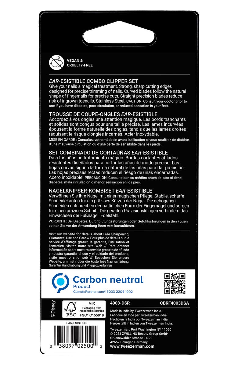 TWEEZERMAN Disney's Mickey Mouse & Minnie Mouse Ear-esistible Combo Clipper Set, Alternate, color,