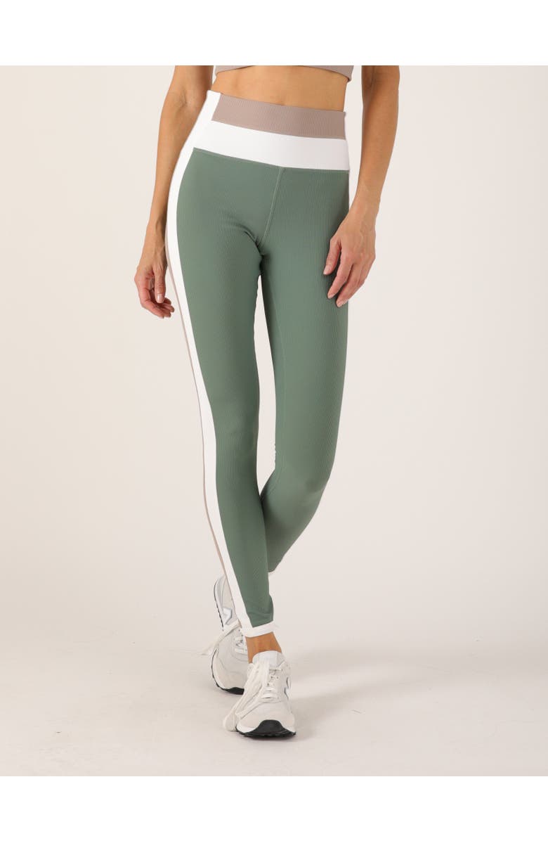 GLYDER Directional Legging, Alternate, color, Smoky Basil/Latte/White