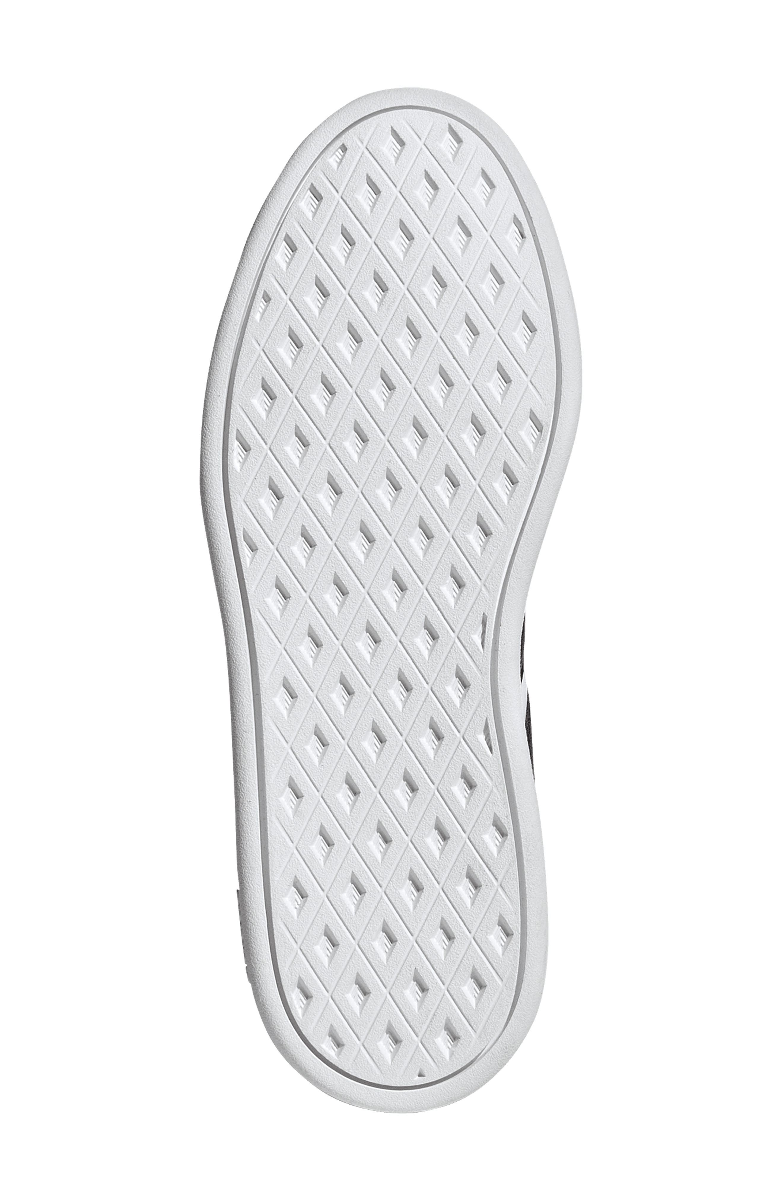 adidas Kids' Breaknet Sleek Sneaker, Alternate, color, White/ Black/ Orange Tint