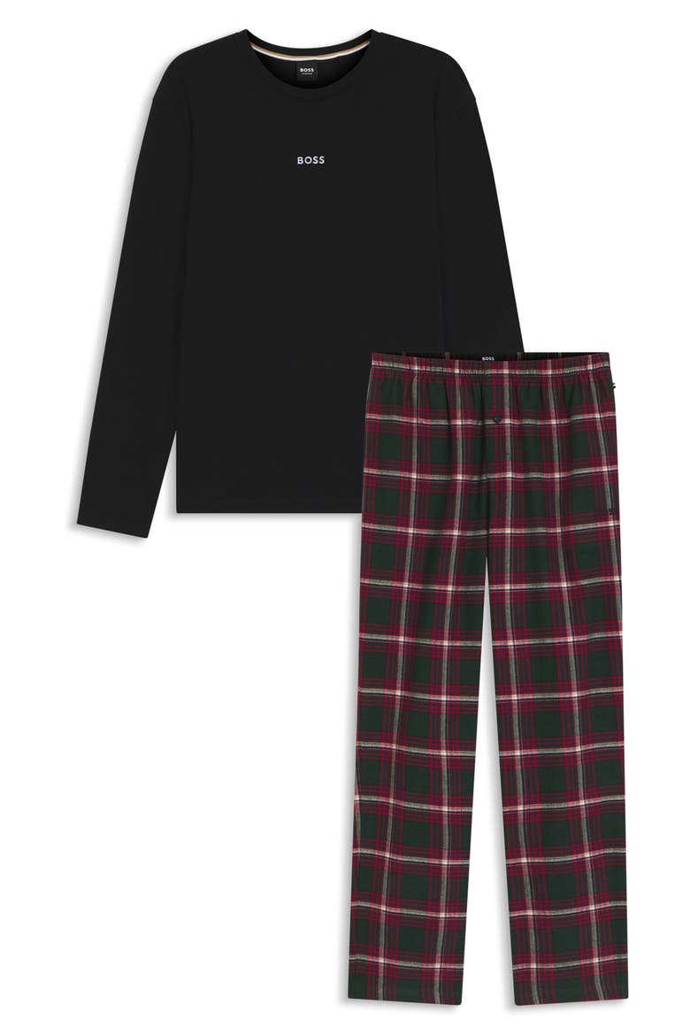 Holiday Pajamas, Alternate, color, OPEN RED