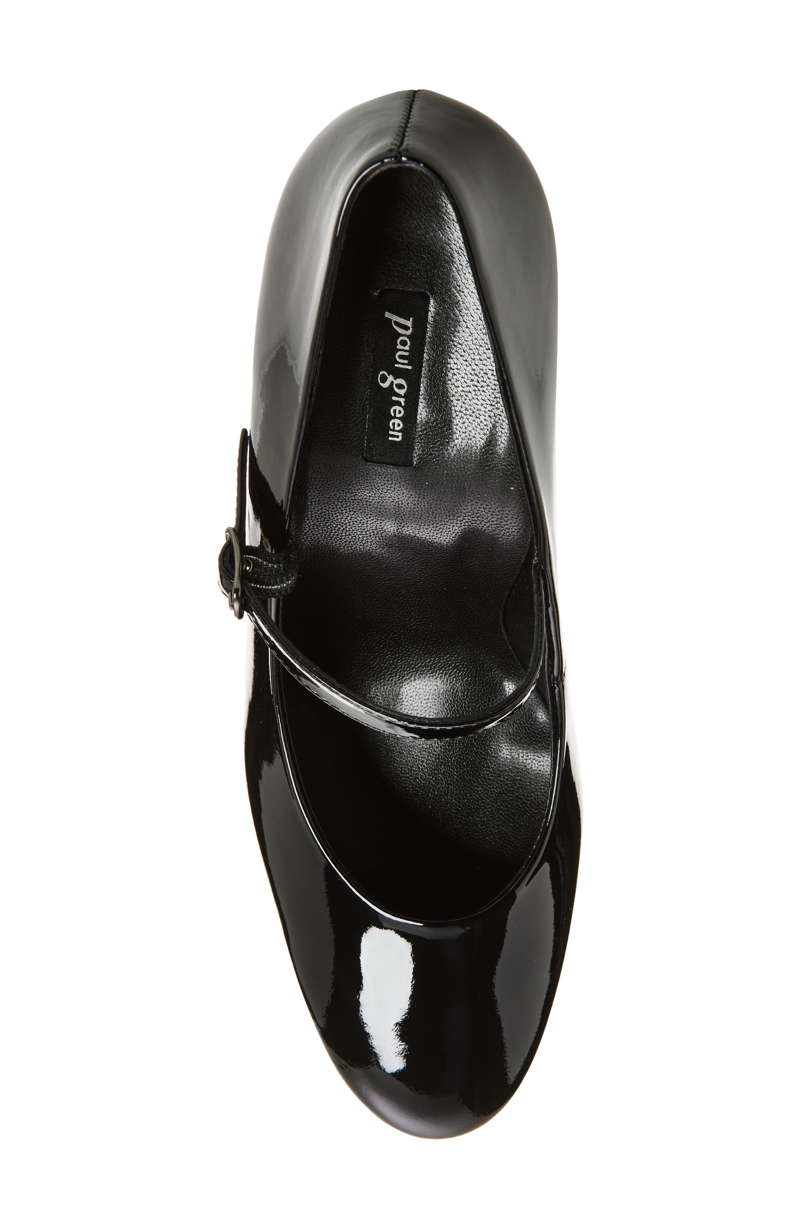 Paul Green Cassie Mary Jane Pump, Alternate, color, Black Soft Patent