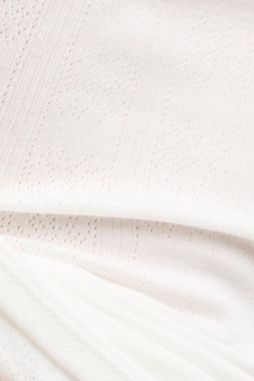 Negative Underwear Pointelle Tank In White