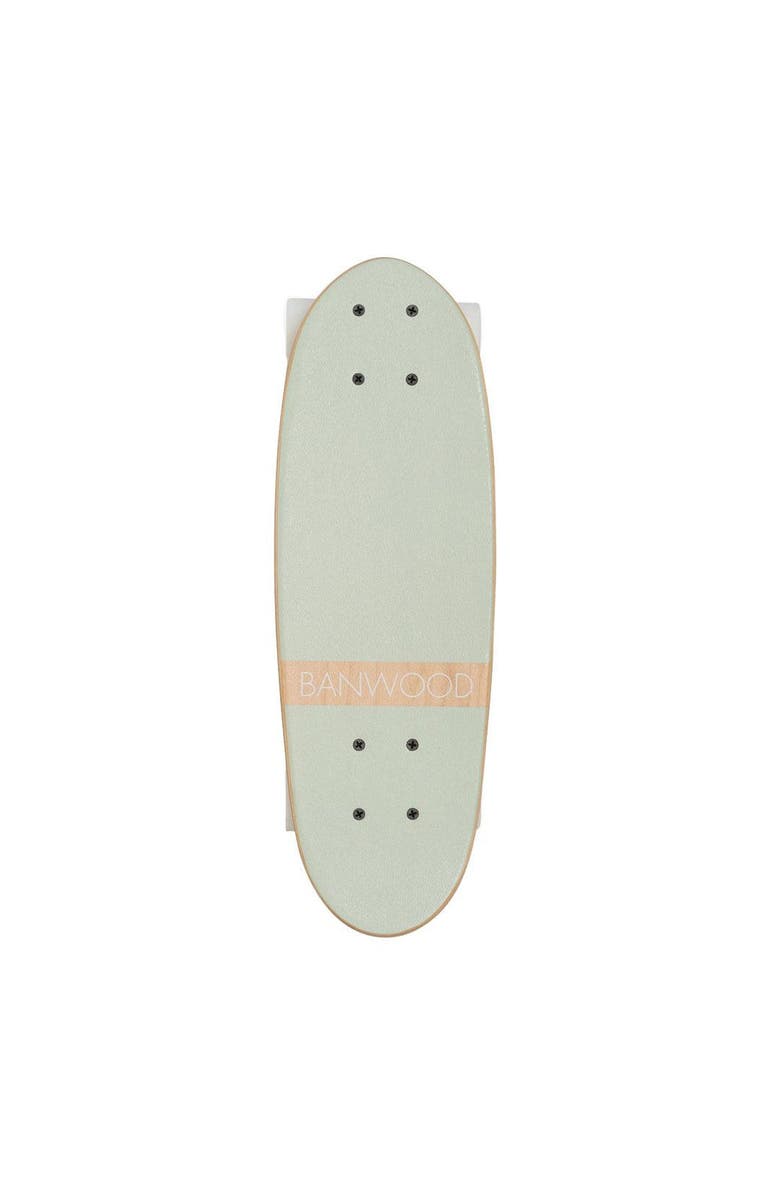 Banwood Skateboard Canadian Maple Outdoor Skating Kids Balance, Main, color, Mint