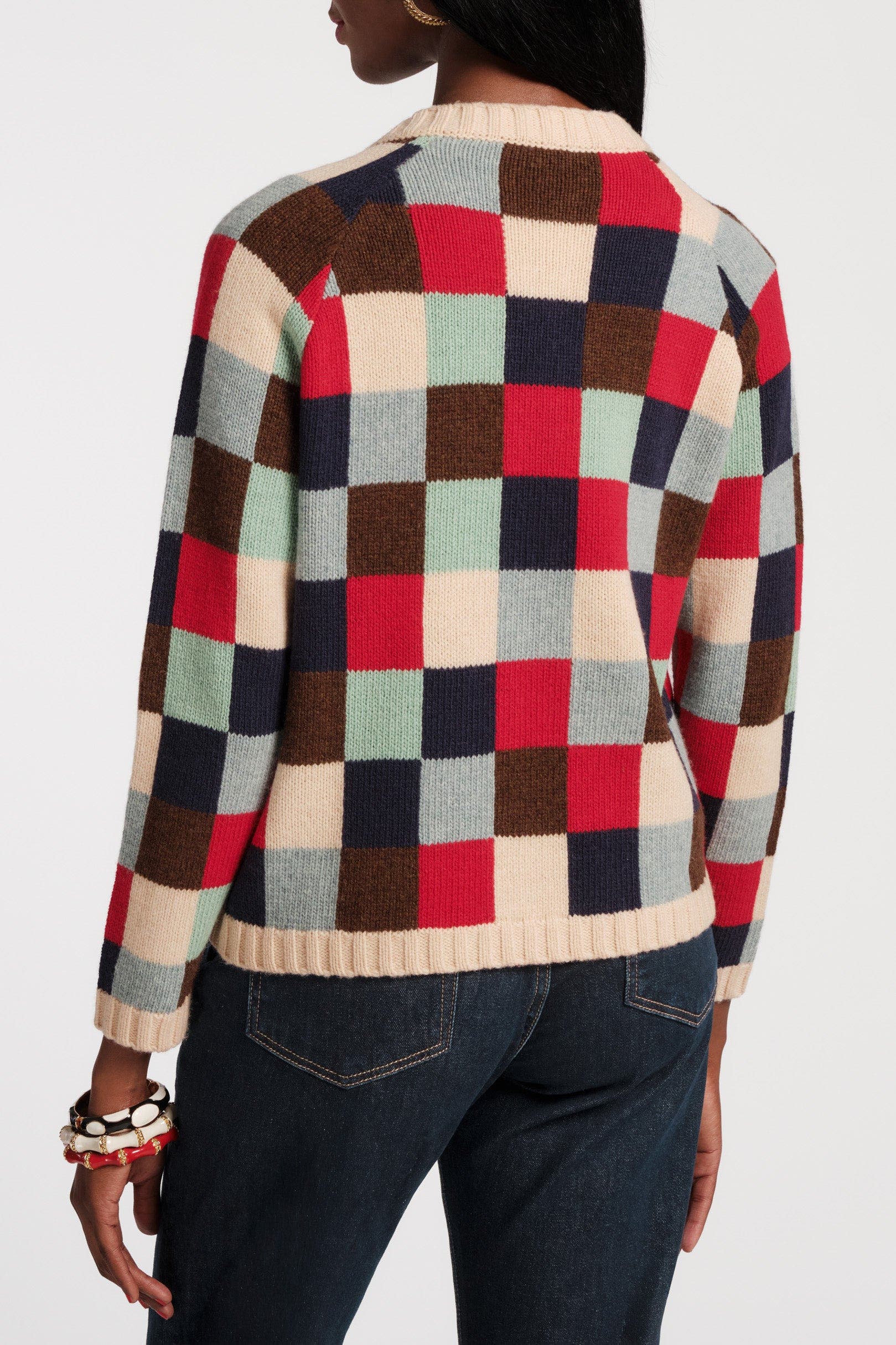 Frances Valentine Pixel Cardigan Sublime Pixel 100% Lambswool | Nordstrom