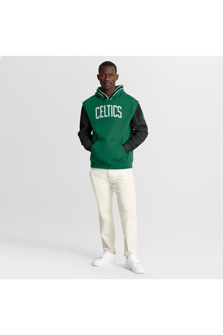 Men's Fanatics  Kelly Green/Black Boston Celtics Half Court Shot Clock Fastbreak Hoodie, Alternate, color, Kelly Green
