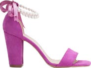 Forever & Always Shoes Melissa Block Heels Sandals with Pearls