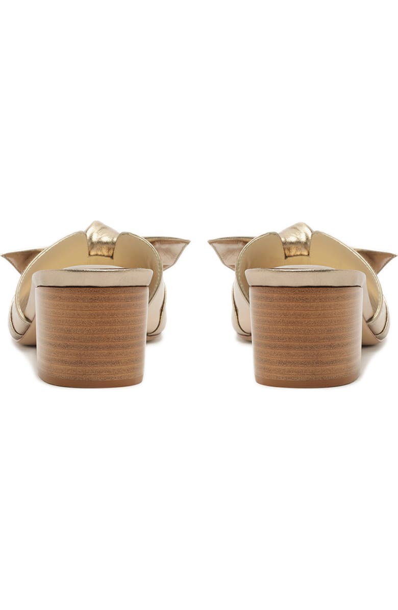 Alexandre Birman Maxi Clarita Bow Strap Block Heel Slide Sandal, Alternate, color,