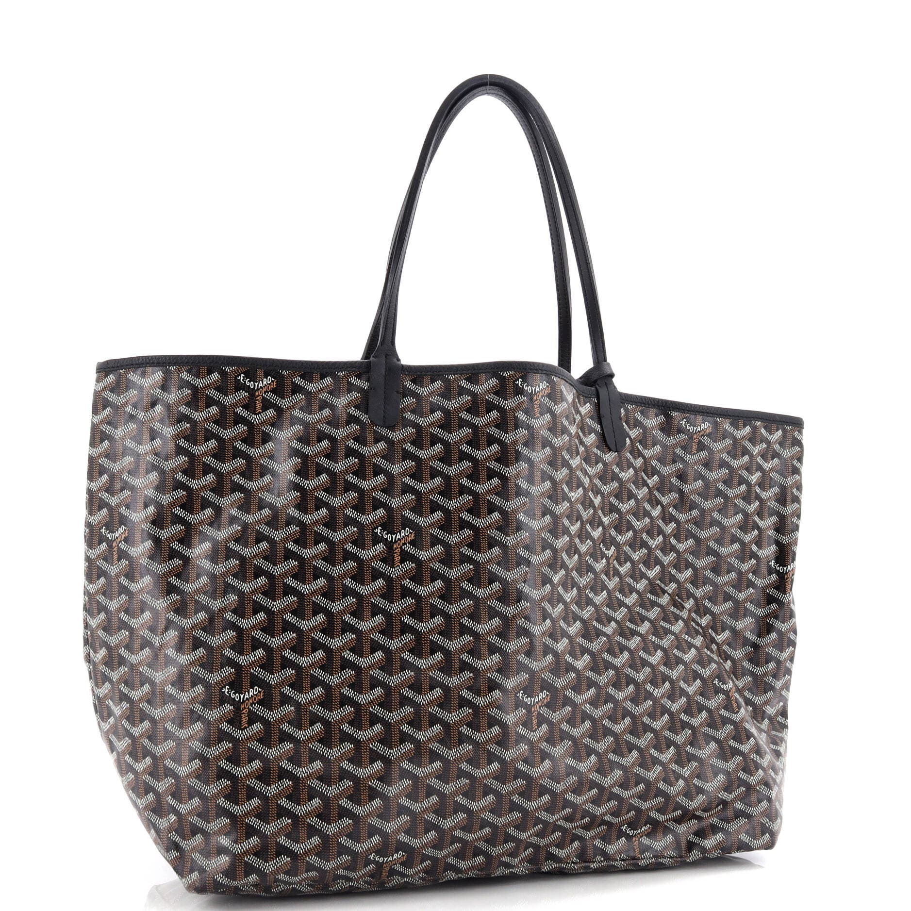 Pre-Owned Goyard Saint Louis Tote Printed Coated Canvas GM, Alternate, color, 