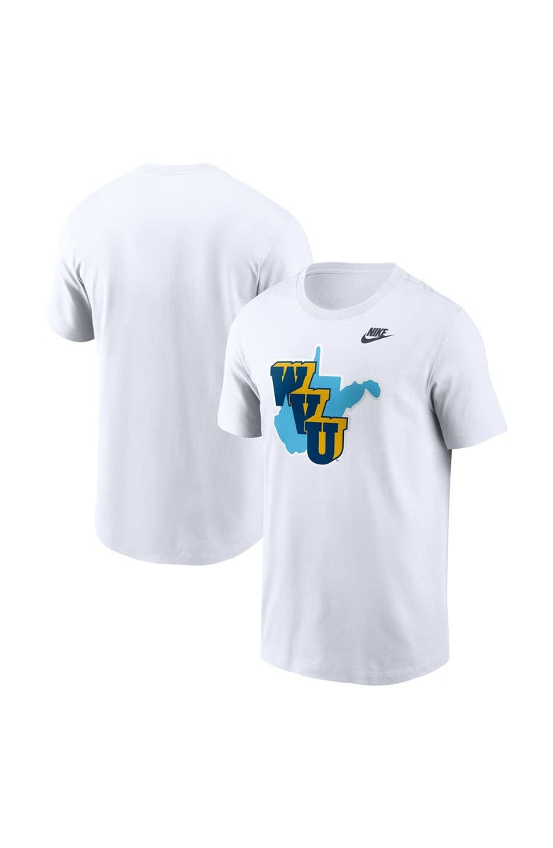 Nike Men's Nike White West Virginia Mountaineers 1965 Throwback T-Shirt, Alternate, color, White