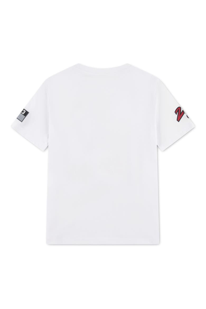 Kids' Dynasty Patch Graphic T-Shirt, Alternate, color, WHITE