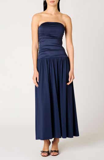 Nia Santal Strapless Dress