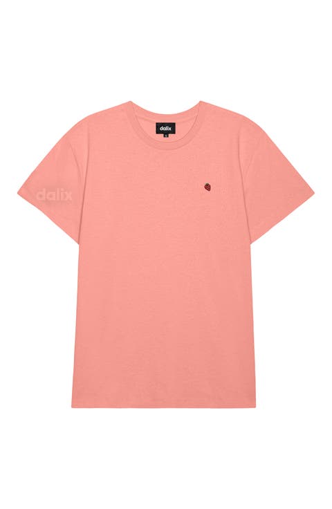 Womens Lil Strawberry Lightweight Everyday Tee