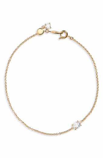 Modern Love Cubic Zirconia Line Bracelet