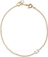 Nadri Modern Love Cubic Zirconia Line Bracelet