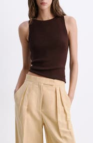 MANGO Fine-Knit Boat Neck Top