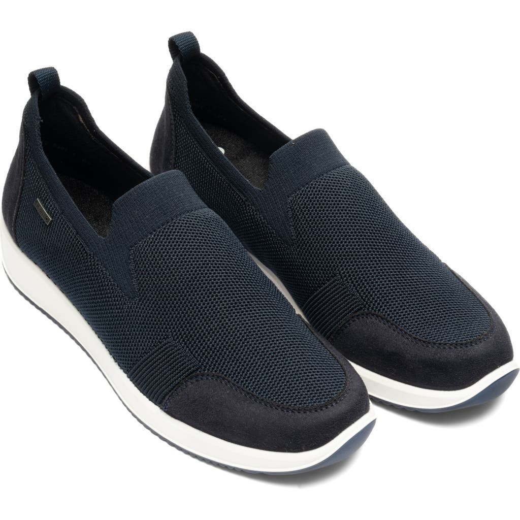 Ara Lilith 2 Waterproof Gore-tex® Slip-on Sneaker In Blue