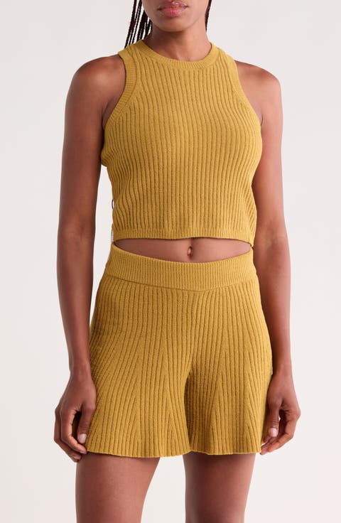 Elaenia Cozy Knit Lite Tank Sweater