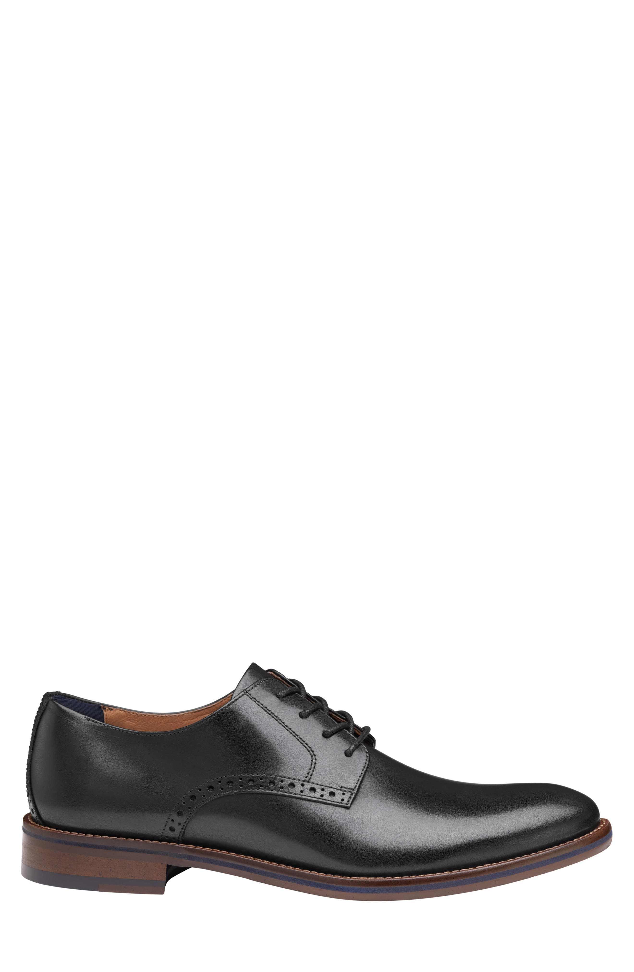 Johnston 
Murphy Conard 2.0 Plain Toe Oxford, Alternate, color, Black Full Grain
