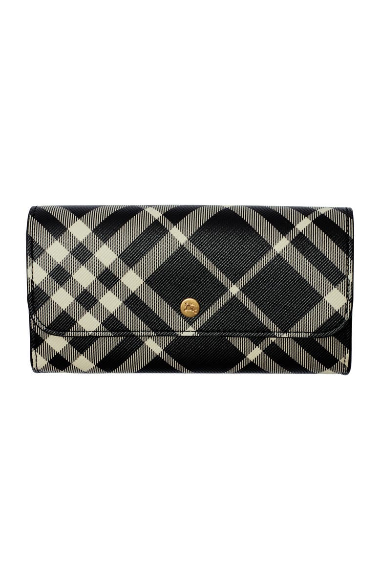 Burberry Check Continental Wallet, Main, color,
