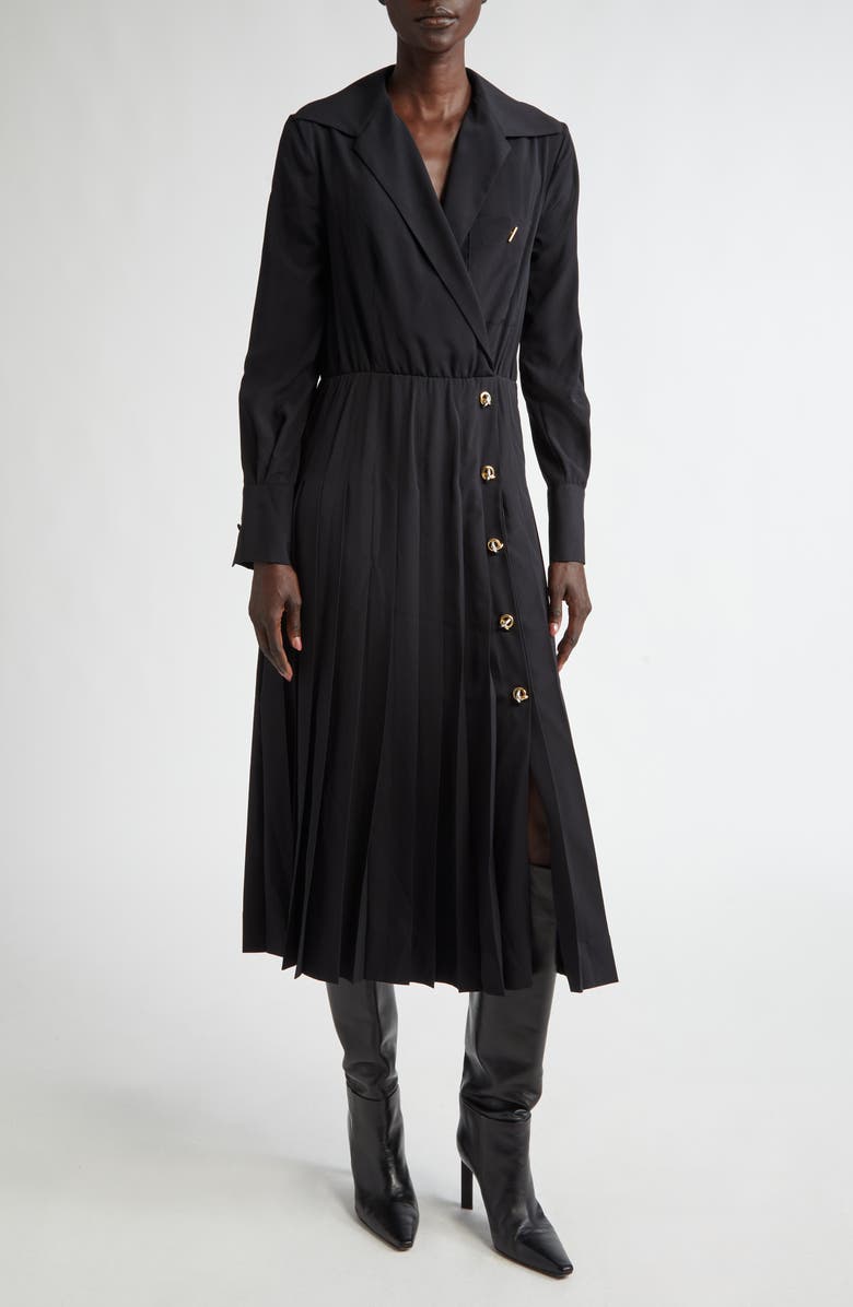 Altuzarra Geraldine Long Sleeve Midi Shirtdress, Main, color, 