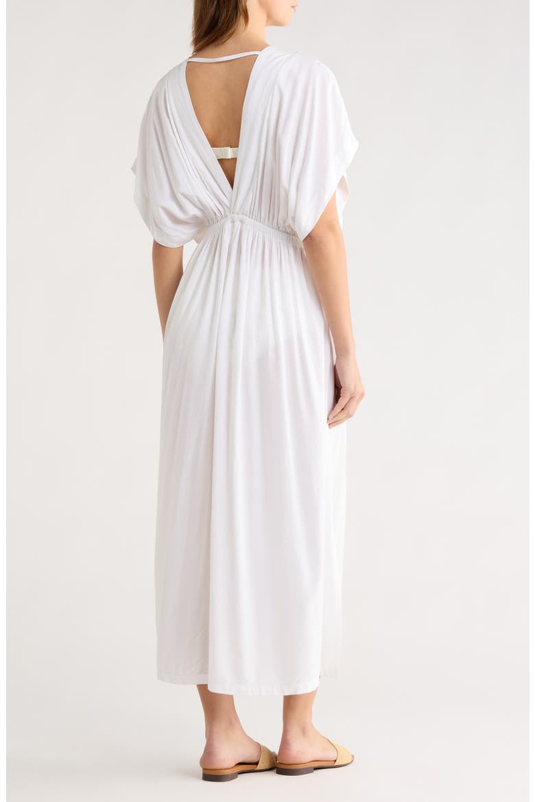 Ring Cover-Up Maxi Dress, Alternate, color, WHITE