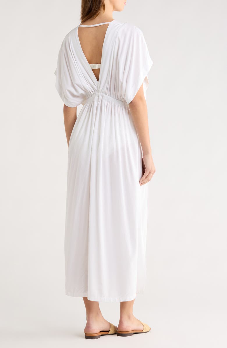 Elan Ring Cover-Up Maxi Dress, Alternate, color, White