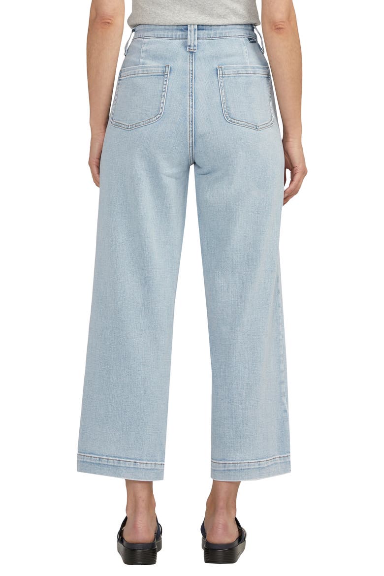 Sophia High Waist Ankle Wide Leg Jeans, Alternate, color, SURF SPRAY BLUE