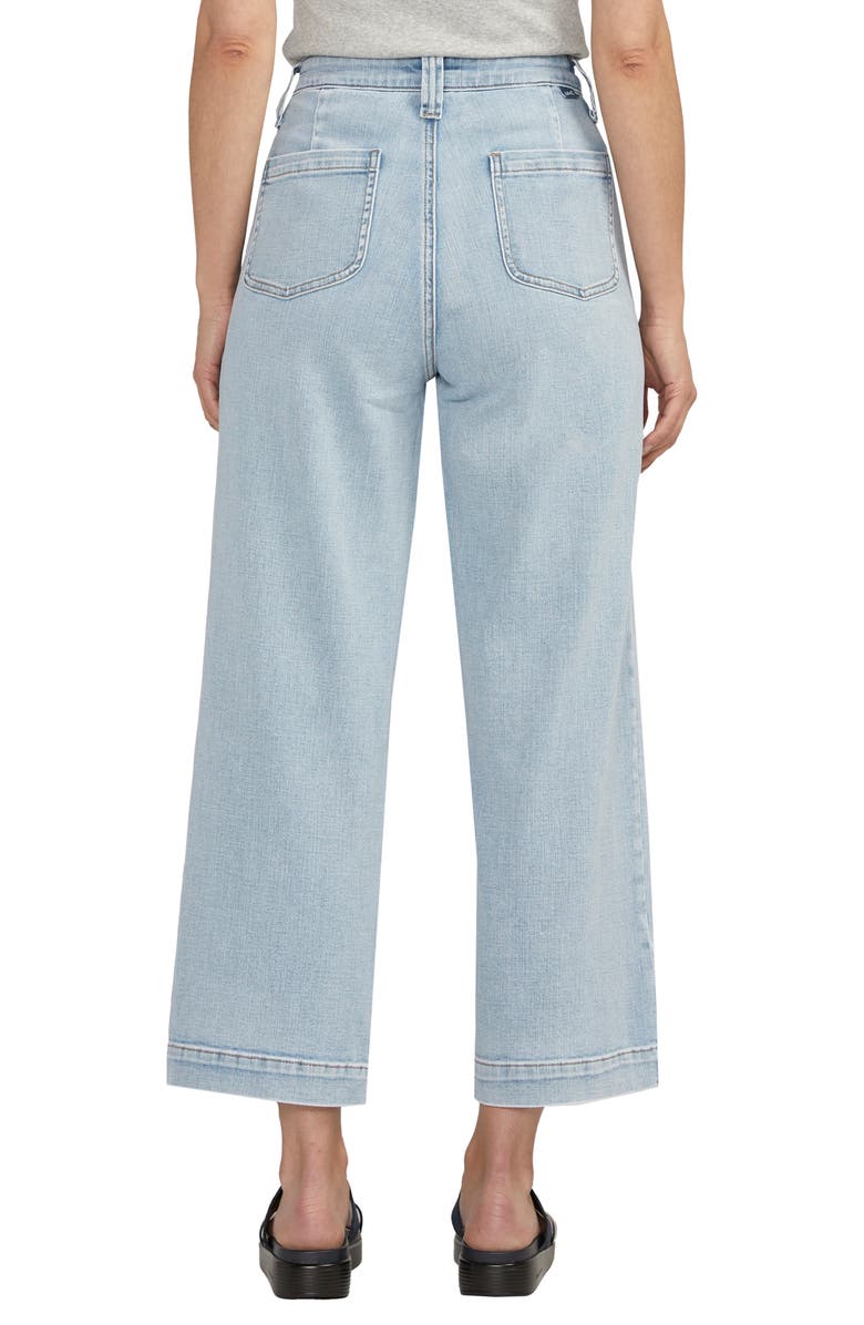 JAG Sophia High Waist Ankle Wide Leg Jeans, Alternate, color, 