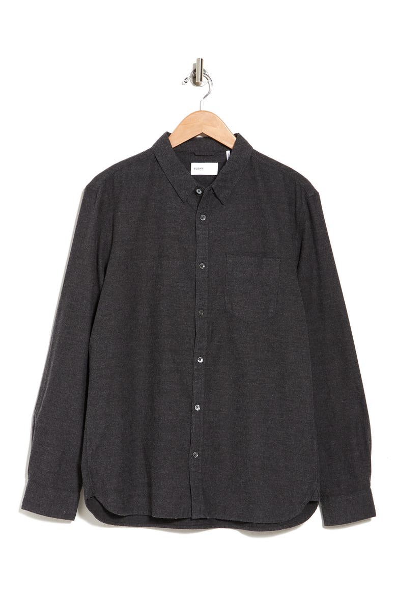 Hansen Dress Shirt, Alternate, color, CHARCOAL