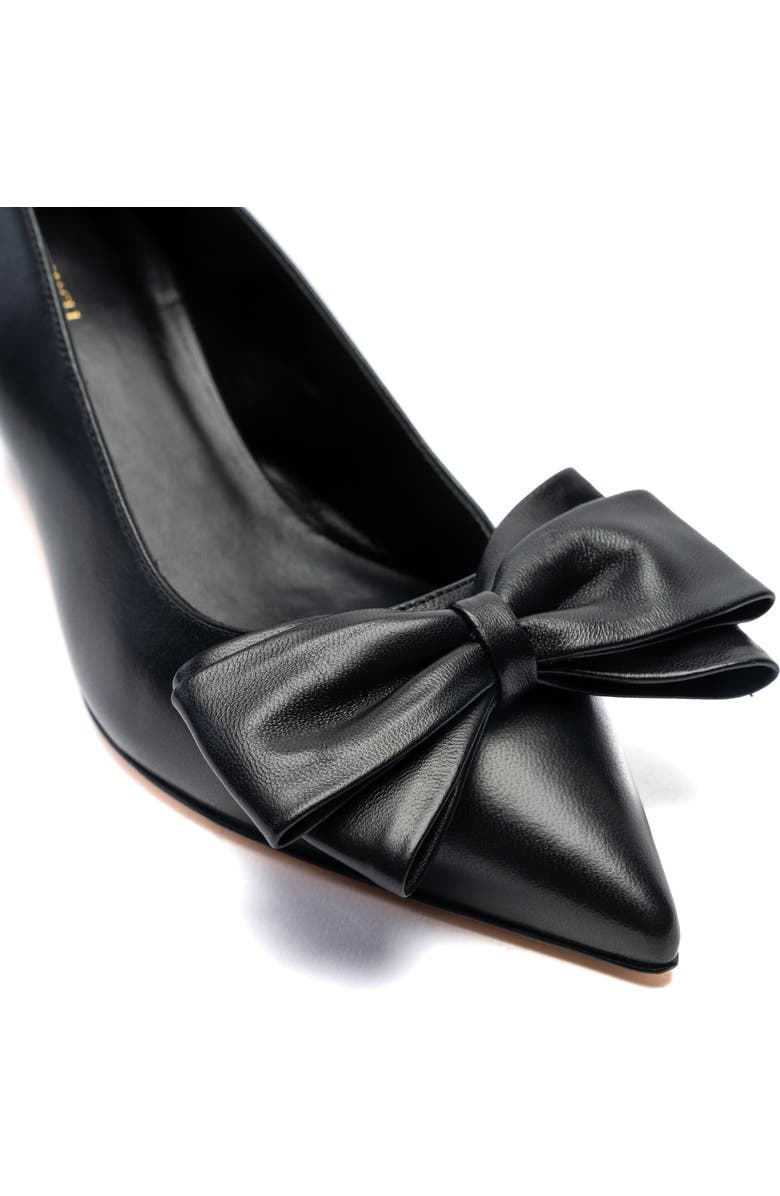 Bruno Magli Nadia Pointed Toe Kitten Heel Pump, Alternate, color, Black