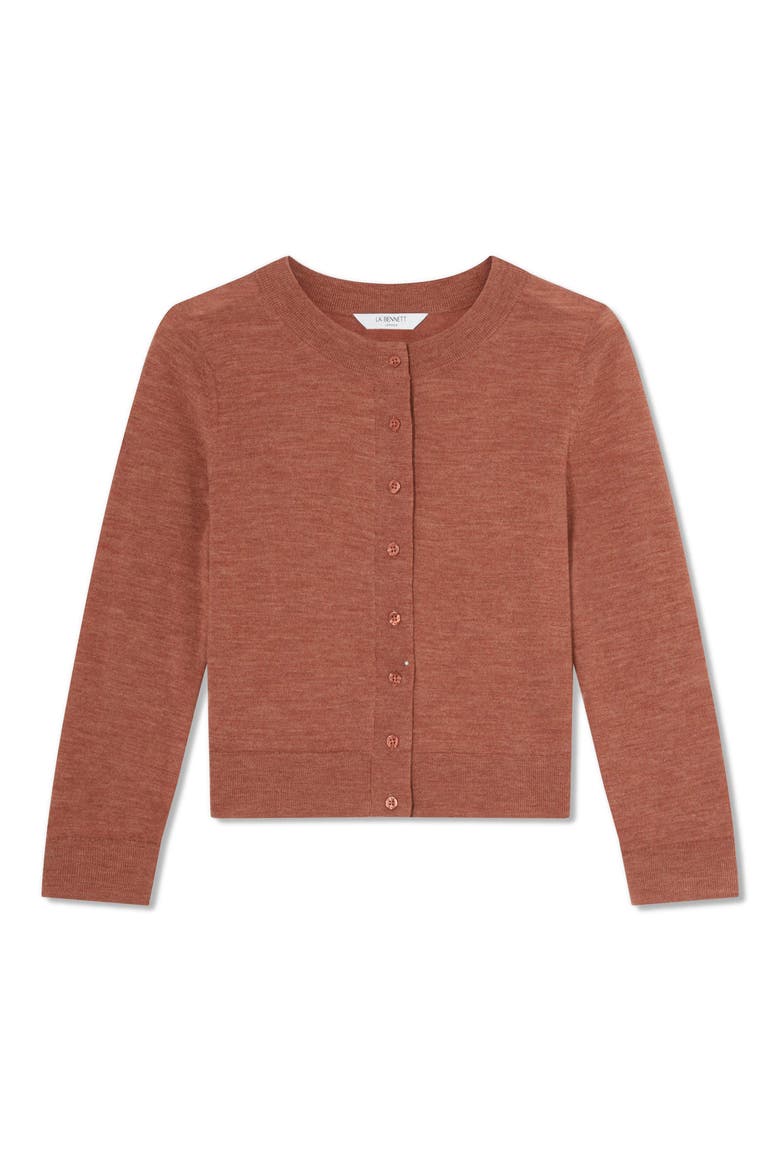 Connie Merino Wool Cardigan, Alternate, color, DUSK PINK