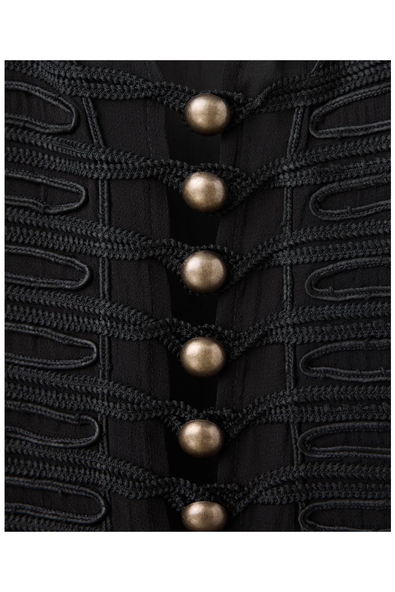 Cayenne Soutache Detail Top, Alternate, color, BLACK