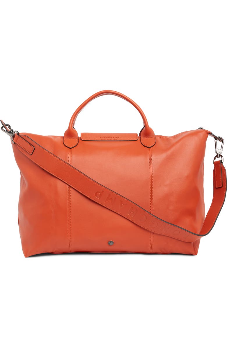 Longchamp Le Pliage Leather Top Handle Bag, Alternate, color,