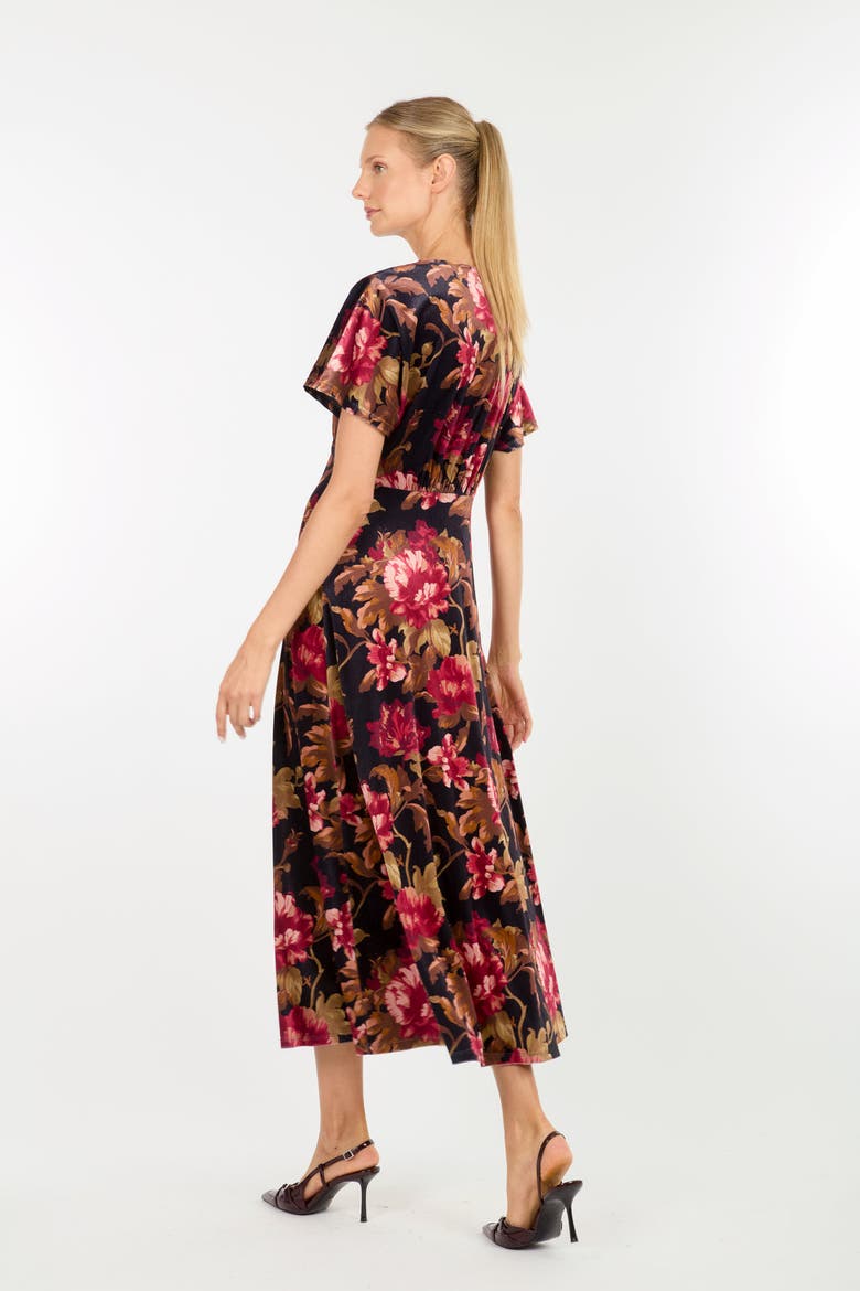 Lacey Dress, Alternate, color, Night Floral