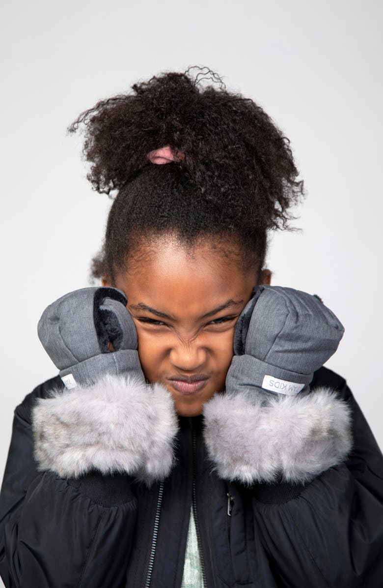 7 A.M. Enfant Warmmuffs Tundra Faux Fur Trim Water Repellent Muffs, Alternate, color, 