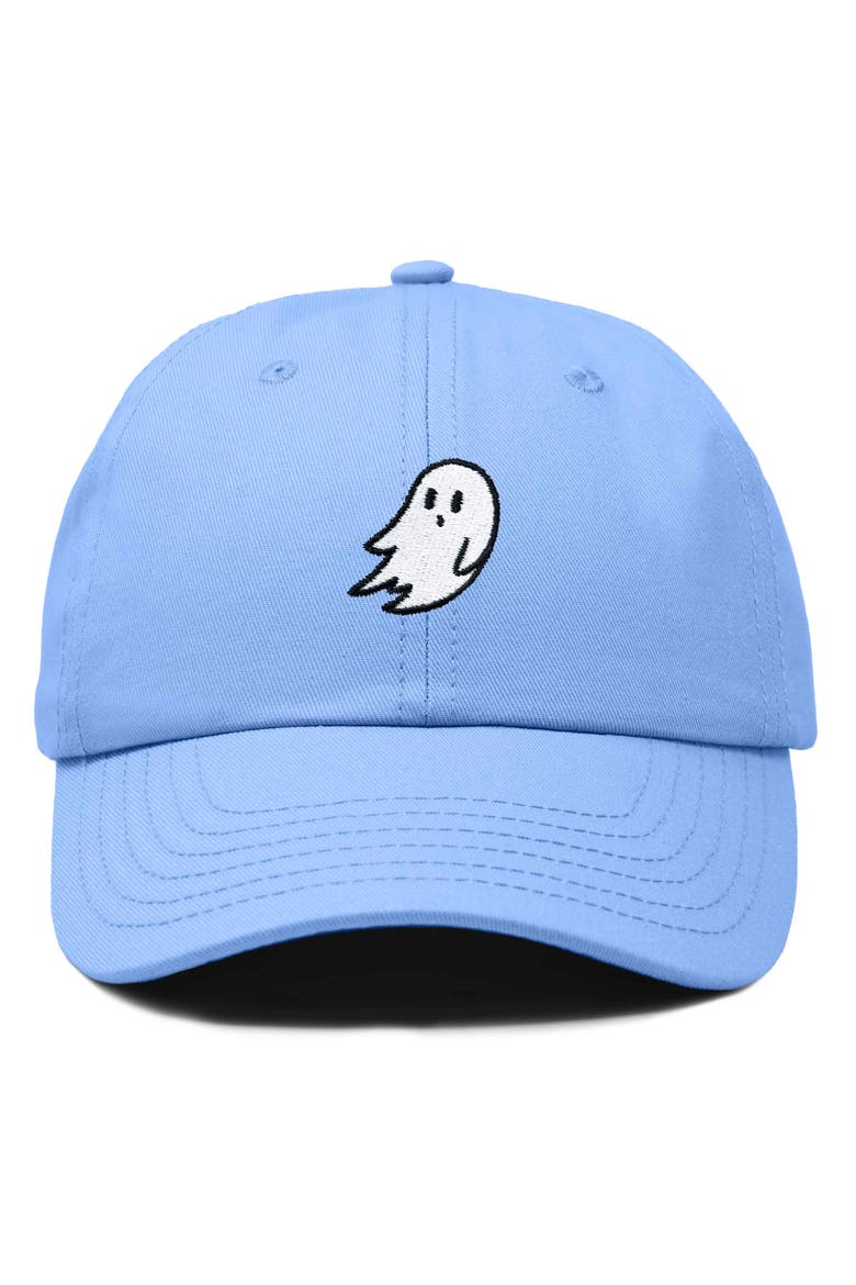 Ghost Embroidered Low Crown Cap, Main, color, Light Blue