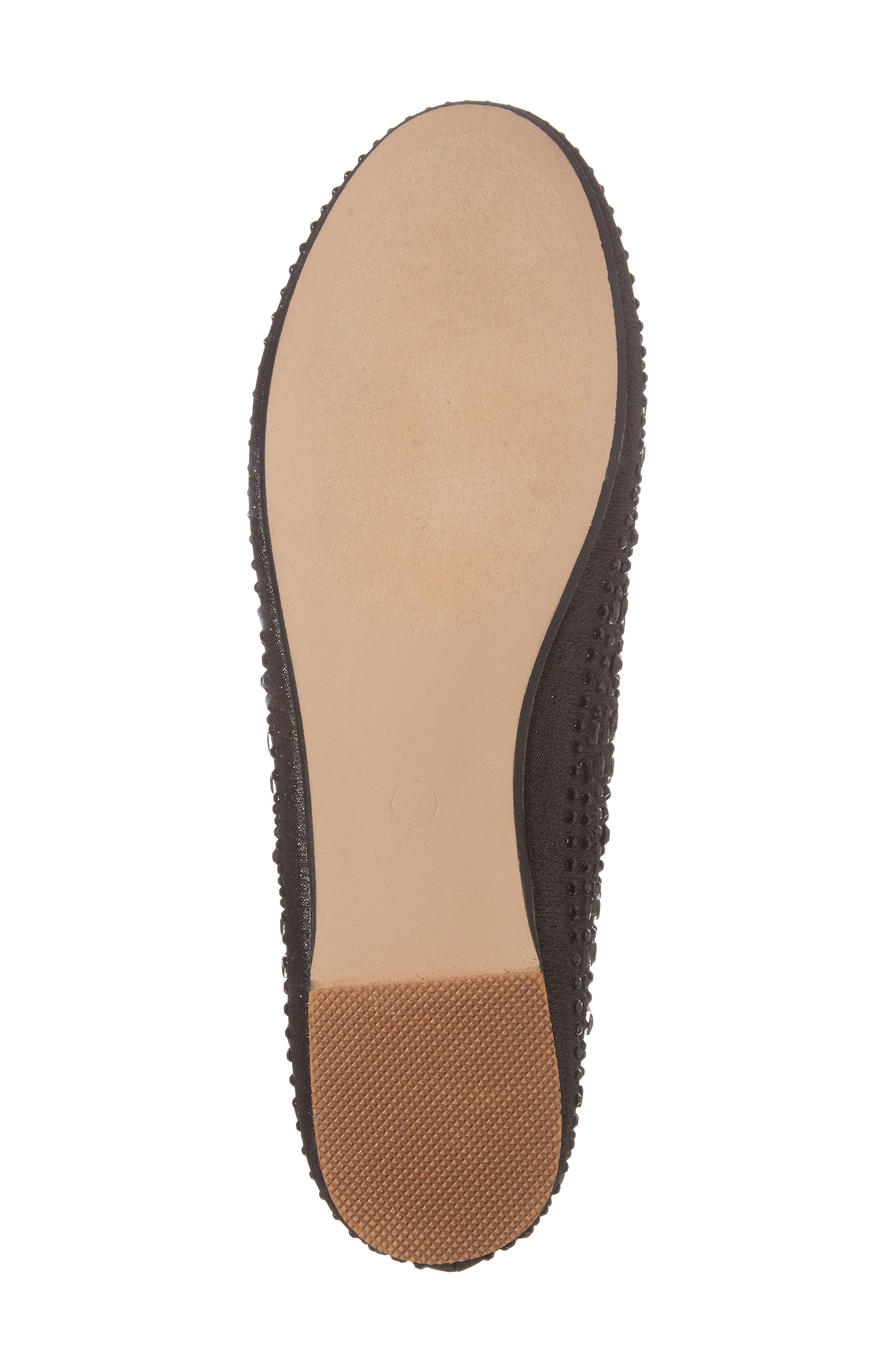 Lauren Lorraine Brooke Crystal Embellished Ballet Flat, Alternate, color, 