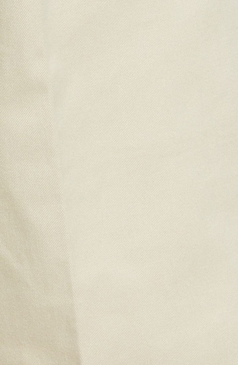 Berle Charleston Flat Front Stretch Cotton Khakis, Alternate, color, Stone