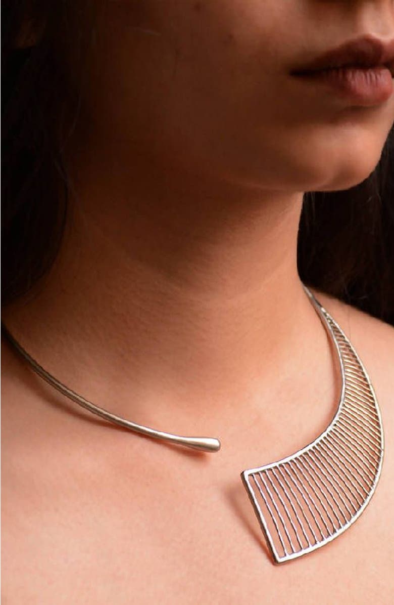 Dotto Objects Amoha Necklace, Alternate, color, Silver