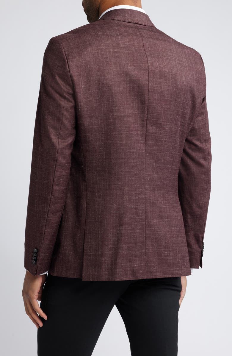 BOSS Hutson Slub Wool & Silk Blend Sport Coat, Alternate, color,