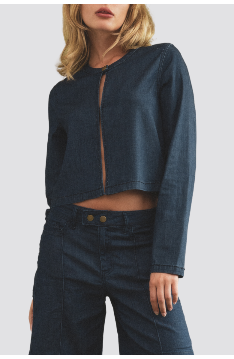 TT Studios Emily Long Sleeve Top, Alternate, color, Atlantic Ave.